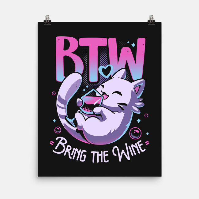 Whiskered Wine Drinker-None-Matte-Poster-Snouleaf