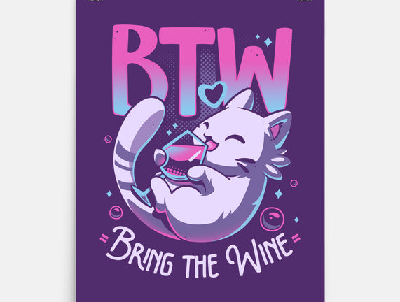 Whiskered Wine Drinker