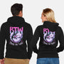 Whiskered Wine Drinker-Unisex-Zip-Up-Sweatshirt-Snouleaf