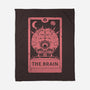 The Brain Tarot Card-None-Fleece-Blanket-Alundrart