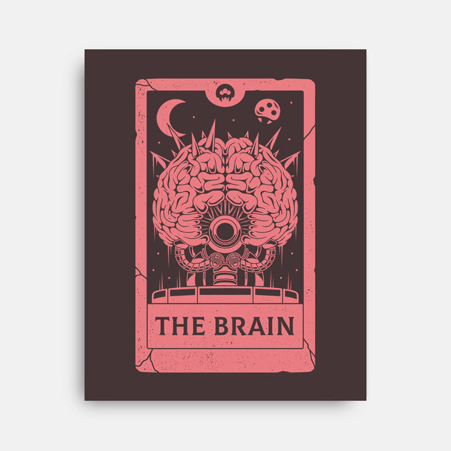 The Brain Tarot Card-None-Stretched-Canvas-Alundrart
