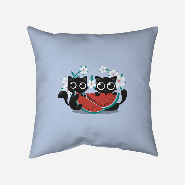 Meowlons-None-Removable Cover-Throw Pillow-erion_designs