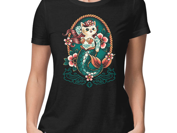 Mermaid Cat Tattoo