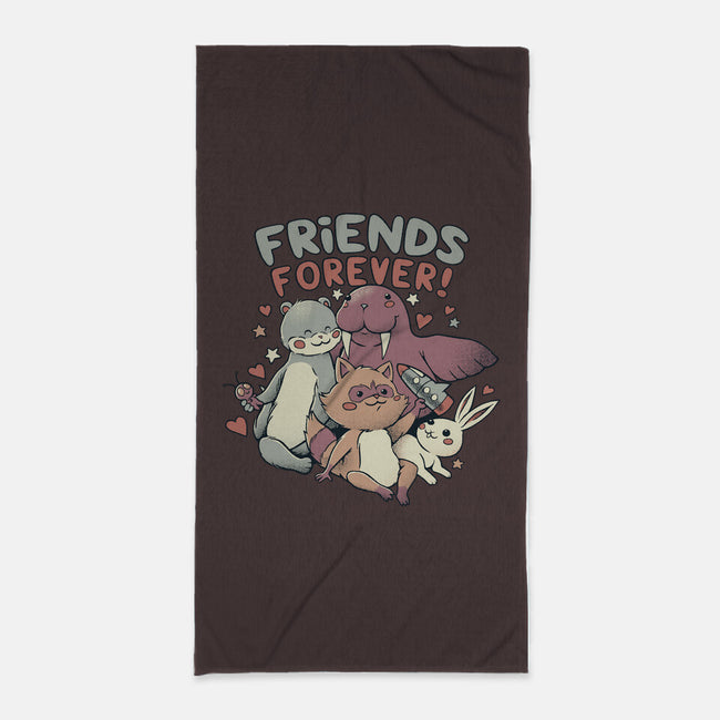 Galaxy Friends-None-Beach-Towel-tobefonseca