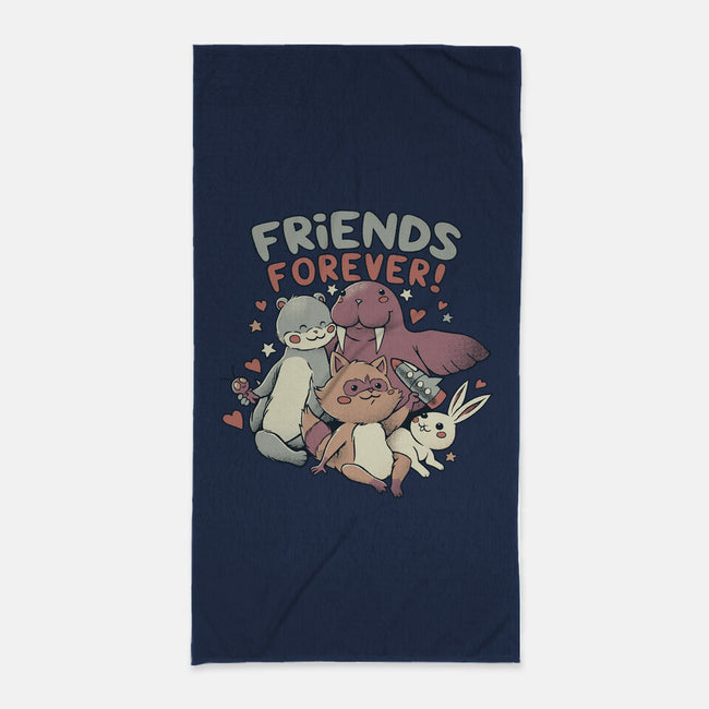 Galaxy Friends-None-Beach-Towel-tobefonseca