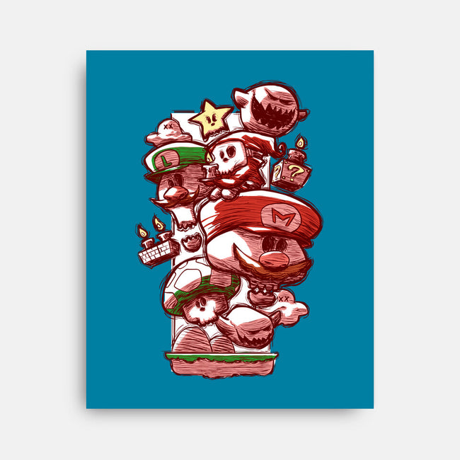 Skull Bros-None-Stretched-Canvas-Ca Mask