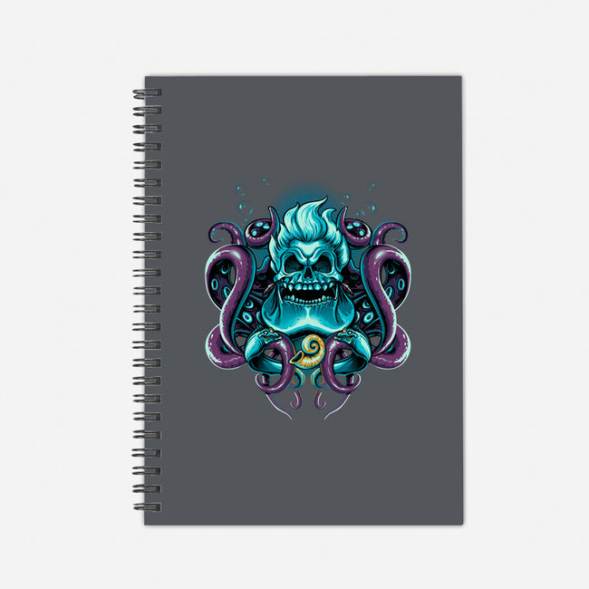 SeaWitch Skull-None-Dot Grid-Notebook-daobiwan