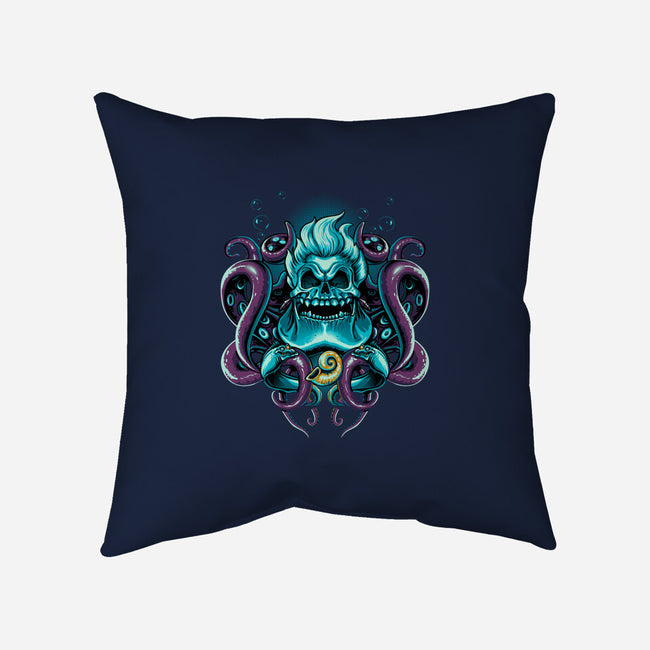 SeaWitch Skull-None-Removable Cover-Throw Pillow-daobiwan