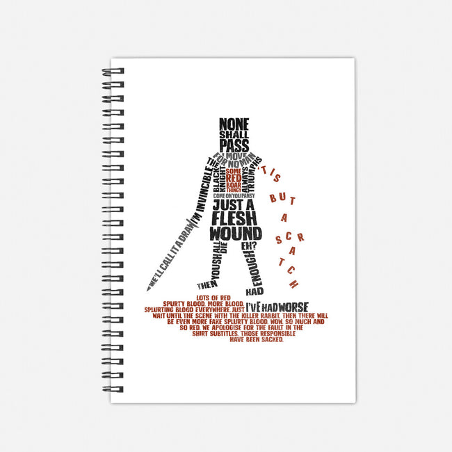 Tis But Some Text-None-Dot Grid-Notebook-kg07