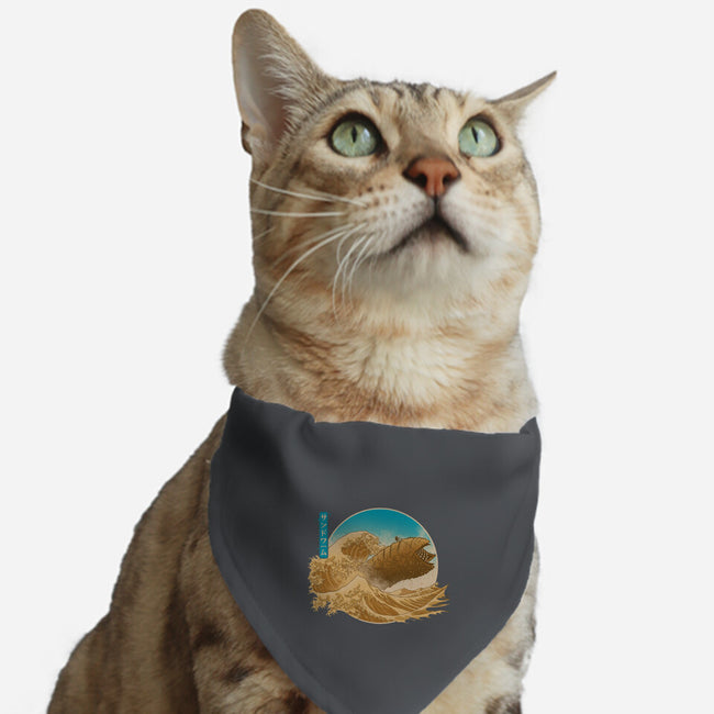 The Great Wave Off Arrakis-Cat-Adjustable-Pet Collar-Getsousa!