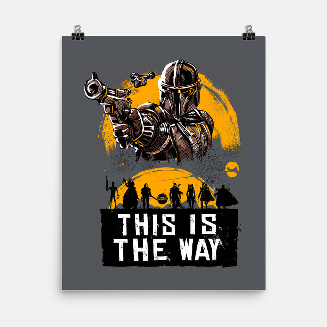 The Only Way-None-Matte-Poster-Knegosfield