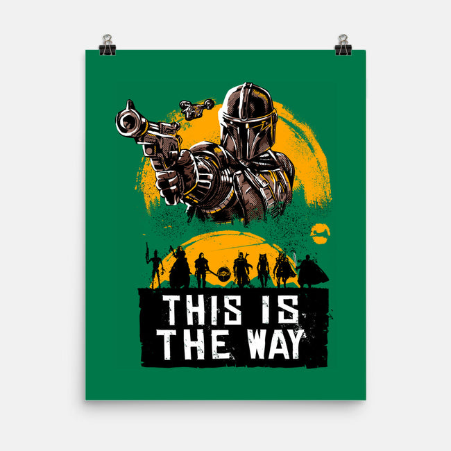 The Only Way-None-Matte-Poster-Knegosfield