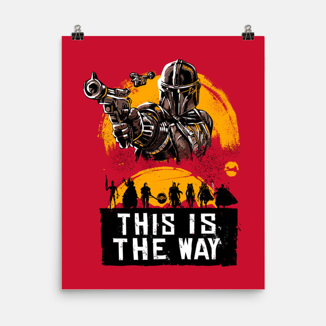 The Only Way-None-Matte-Poster-Knegosfield