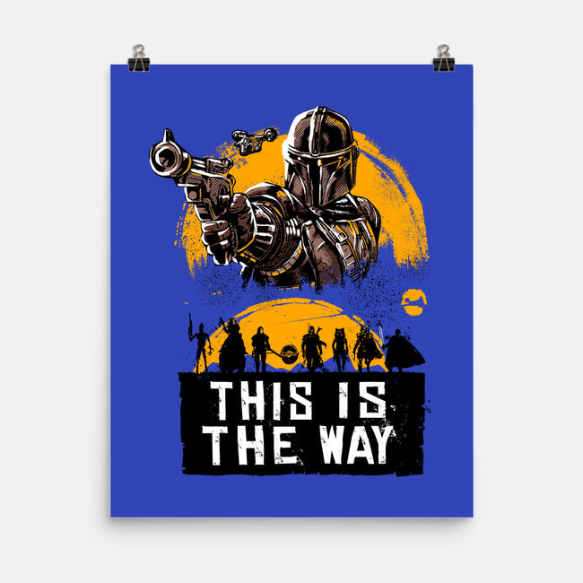 The Only Way-None-Matte-Poster-Knegosfield