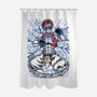 Slayer Akaza-None-Polyester-Shower Curtain-Panchi Art