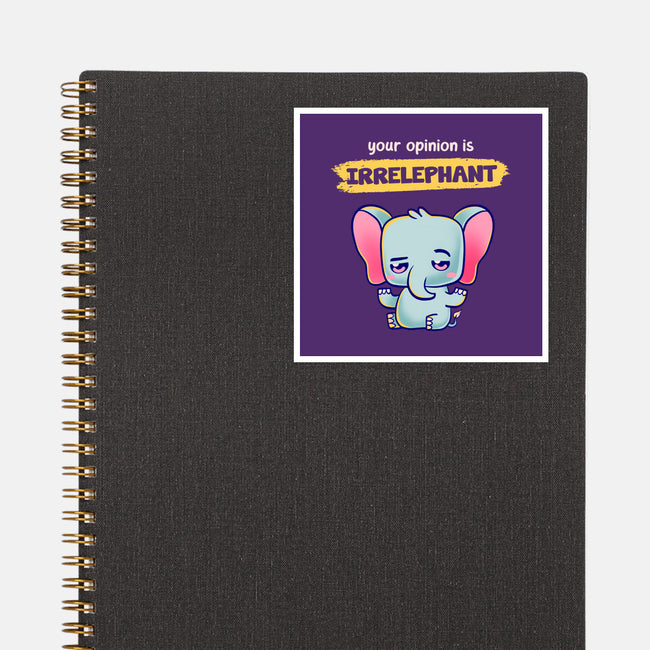 Irrelephant-None-Glossy-Sticker-Mushita