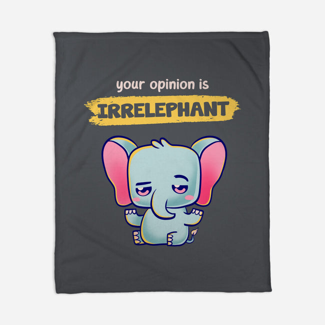 Irrelephant-None-Fleece-Blanket-Mushita