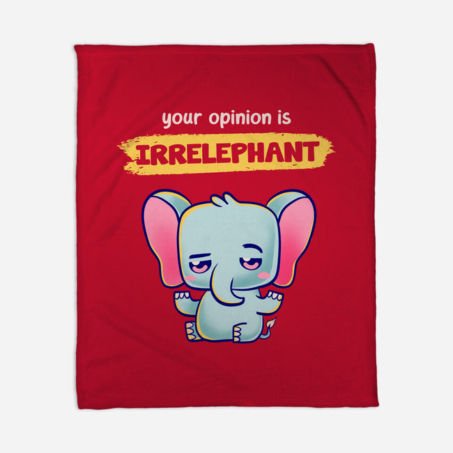 Irrelephant-None-Fleece-Blanket-Mushita