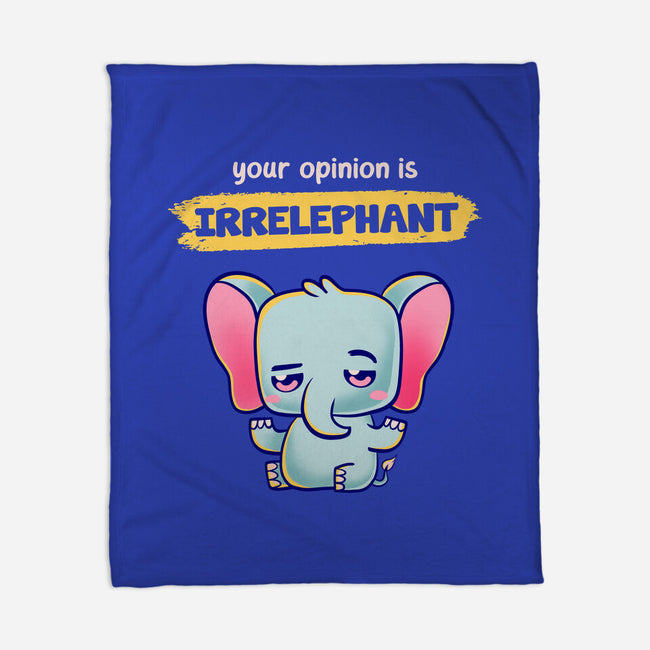 Irrelephant-None-Fleece-Blanket-Mushita