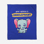 Irrelephant-None-Fleece-Blanket-Mushita