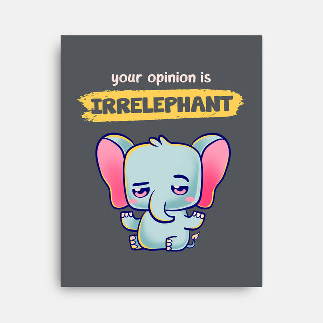 Irrelephant-None-Stretched-Canvas-Mushita