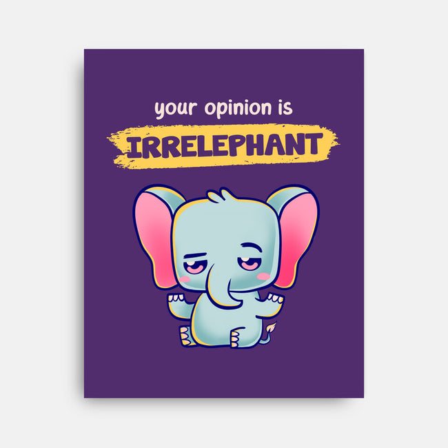 Irrelephant-None-Stretched-Canvas-Mushita
