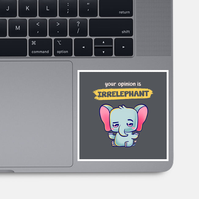 Irrelephant-None-Glossy-Sticker-Mushita