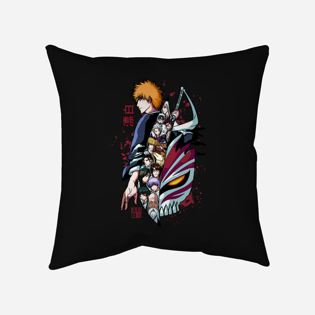 Ichigo's Sword-None-Removable Cover w Insert-Throw Pillow-fujiwara08