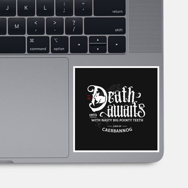 Death Awaits-None-Glossy-Sticker-Logozaste
