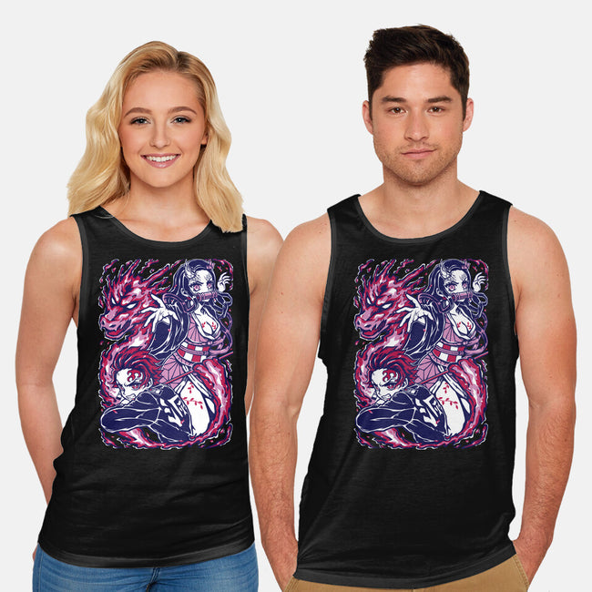 Strong Bond-Unisex-Basic-Tank-Panchi Art