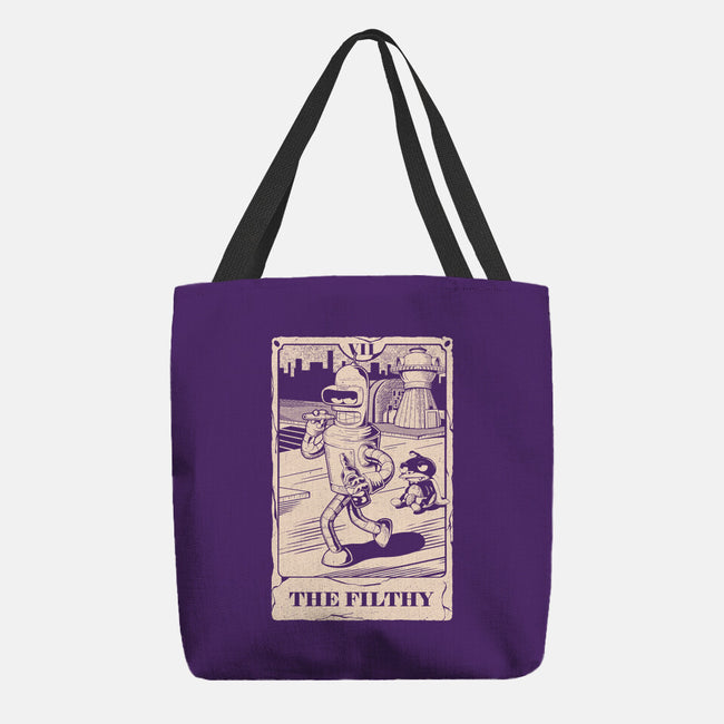 Tarot The Filthy-None-Basic Tote-Bag-Arigatees