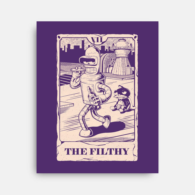 Tarot The Filthy-None-Stretched-Canvas-Arigatees