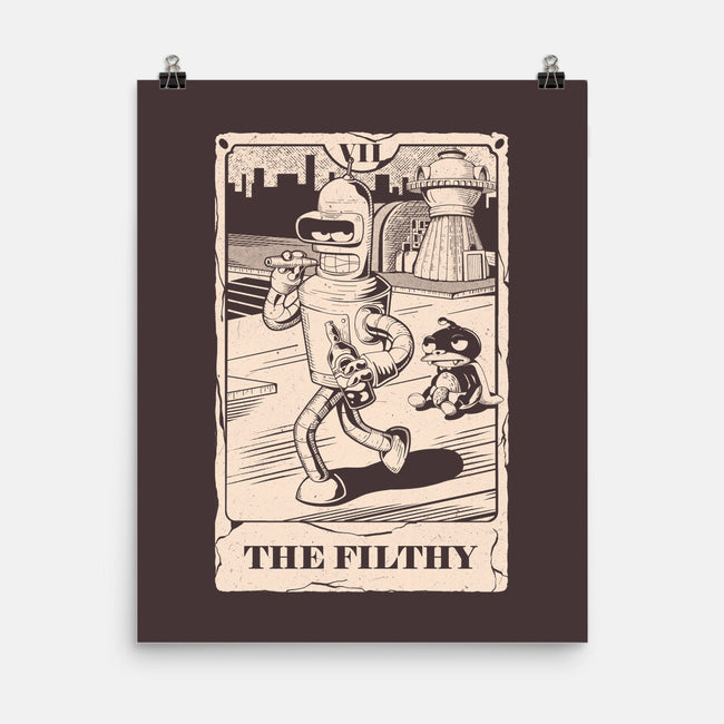 Tarot The Filthy-None-Matte-Poster-Arigatees