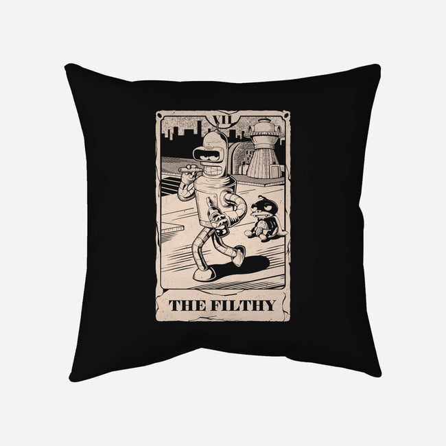 Tarot The Filthy-None-Removable Cover w Insert-Throw Pillow-Arigatees