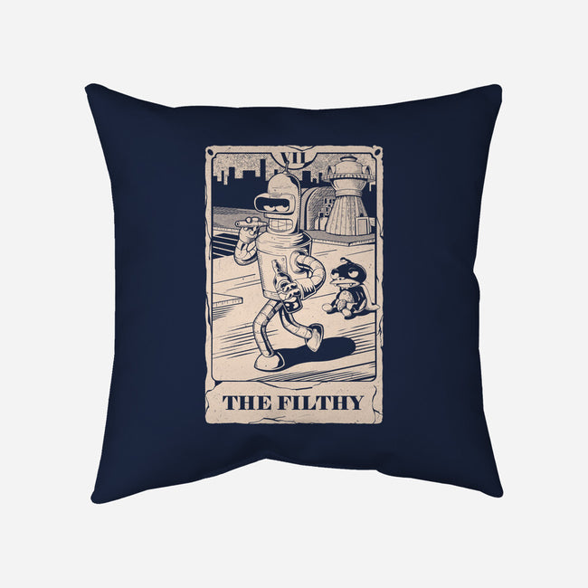 Tarot The Filthy-None-Removable Cover w Insert-Throw Pillow-Arigatees