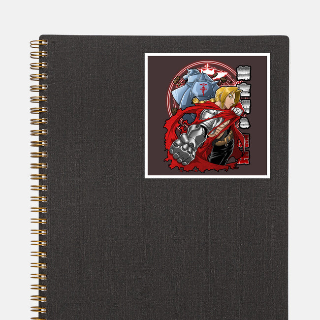 The Steel Alchemist-None-Glossy-Sticker-Diego Oliver