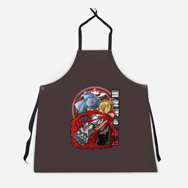 The Steel Alchemist-Unisex-Kitchen-Apron-Diego Oliver