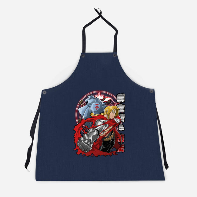 The Steel Alchemist-Unisex-Kitchen-Apron-Diego Oliver