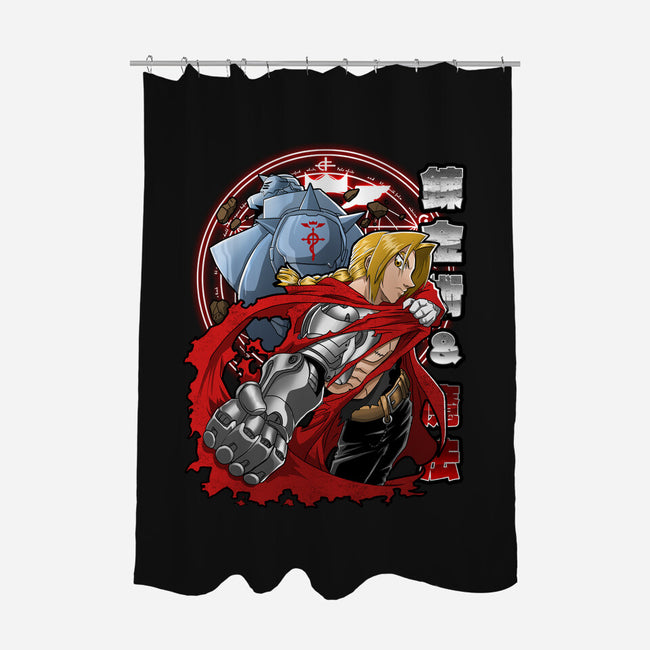The Steel Alchemist-None-Polyester-Shower Curtain-Diego Oliver