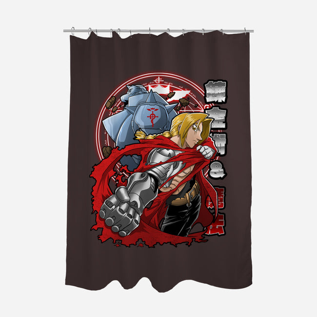 The Steel Alchemist-None-Polyester-Shower Curtain-Diego Oliver