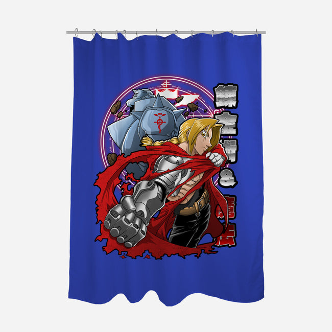 The Steel Alchemist-None-Polyester-Shower Curtain-Diego Oliver