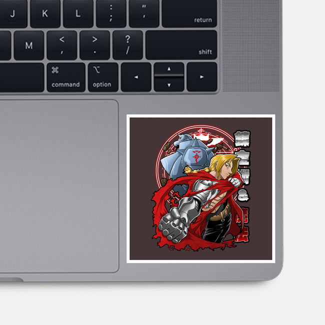 The Steel Alchemist-None-Glossy-Sticker-Diego Oliver