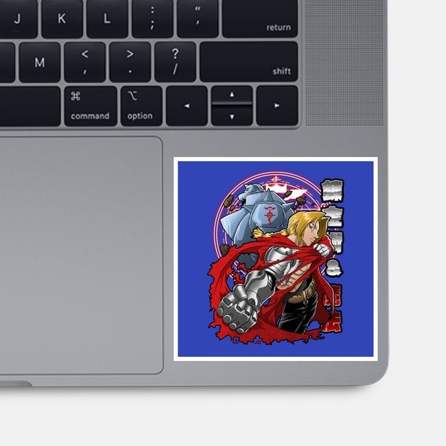 The Steel Alchemist-None-Glossy-Sticker-Diego Oliver