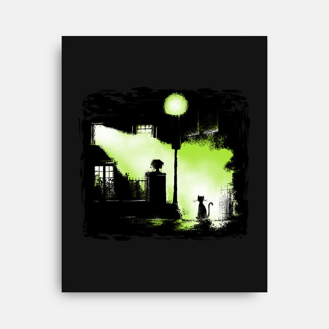 The Cat Exorcist-None-Stretched-Canvas-zascanauta