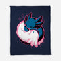 Axolotl Yin Yang-None-Fleece-Blanket-xMorfina