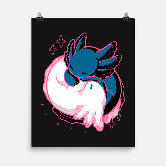 Axolotl Yin Yang-None-Matte-Poster-xMorfina