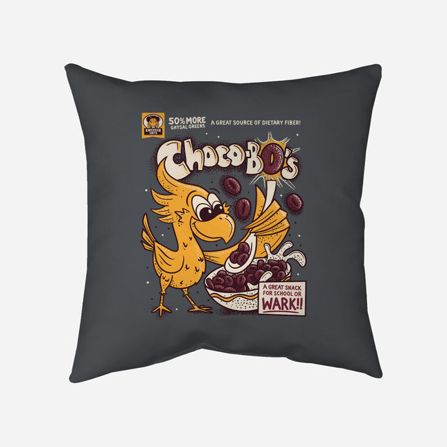 Choco-Bo's Cereal-None-Removable Cover w Insert-Throw Pillow-Aarons Art Room