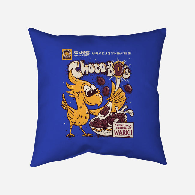 Choco-Bo's Cereal-None-Removable Cover w Insert-Throw Pillow-Aarons Art Room