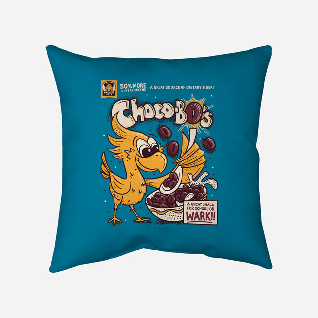 Choco-Bo's Cereal-None-Removable Cover w Insert-Throw Pillow-Aarons Art Room