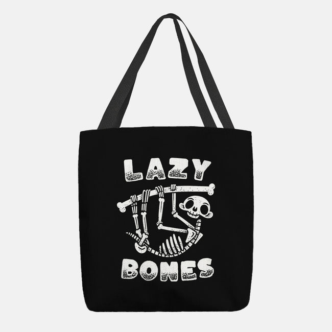 Lazy Bones-None-Basic Tote-Bag-Aarons Art Room